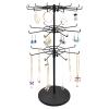 Polmart Heavy Duty Dual Heights (Stand & Tiers) Adjustable Countertop Spinner Display Stand (Black, 3-Tier) view 3