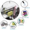 3 in 1 Sink Sponge Holder, Sponge Caddy for Kitchen Sink, Adhesive Sink Brush Holder, Stainless Steel Rustproof Sink Caddy Kitchen Bathroom Sink Organizer No Drilling for Placing Sponges Soaps Brushes view 3