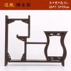 PAYNAN 36x29cm Chinese Retro Storage Rack Display Stand Solid Wood Teapot Tea Set Shelf Racks view 3