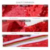 Red Tree Skirt 24 inches Small Christmas Tree Skirt Glitter Sequin Tree Skirt for Christmas Decorations view 4