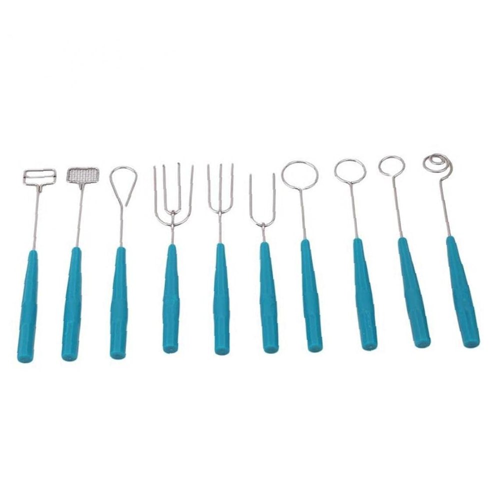 10pcs Mini Cake Forks Reusable Fruit Dessert Fork Cupcake Dipping Forks Chocolate Sugar Tableware Decoration for Home Party