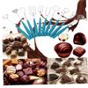 10pcs Mini Cake Forks Reusable Fruit Dessert Fork Cupcake Dipping Forks Chocolate Sugar Tableware Decoration for Home Party view 4