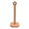 Luckindom Wood Paper Towel Holder, Detachable Paper Hanger Rack, Countertop Standing Paper Towel Organizer Roll Dispenser for Kitchen Living Room Bedroom (1) view 2