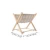 BESPORTBLE Woven Magazine Rack Macrame Record Storage Holder Album Display Rack Wood Stand for Bohemian Boho Home Decor view 3