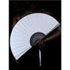 ZCBYBT Portable EDC Titanium Alloy Folding Fan, Hand Fan, Metal Tai Chi Kung Fu Fan, Suitable for Living Room Decorations, and A Good Choice, B,16inch view 1