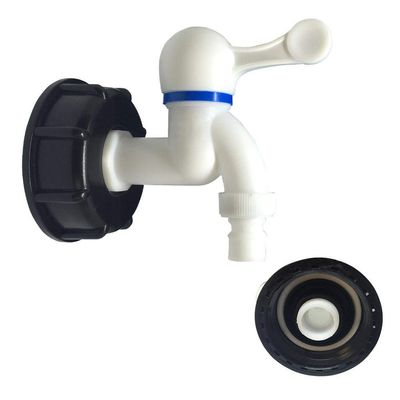 IBC Tank Tap Adapter 3/4 Inch Thread Connector Replacement Valve Fitting Parts for S60X6 Water Storage Tank