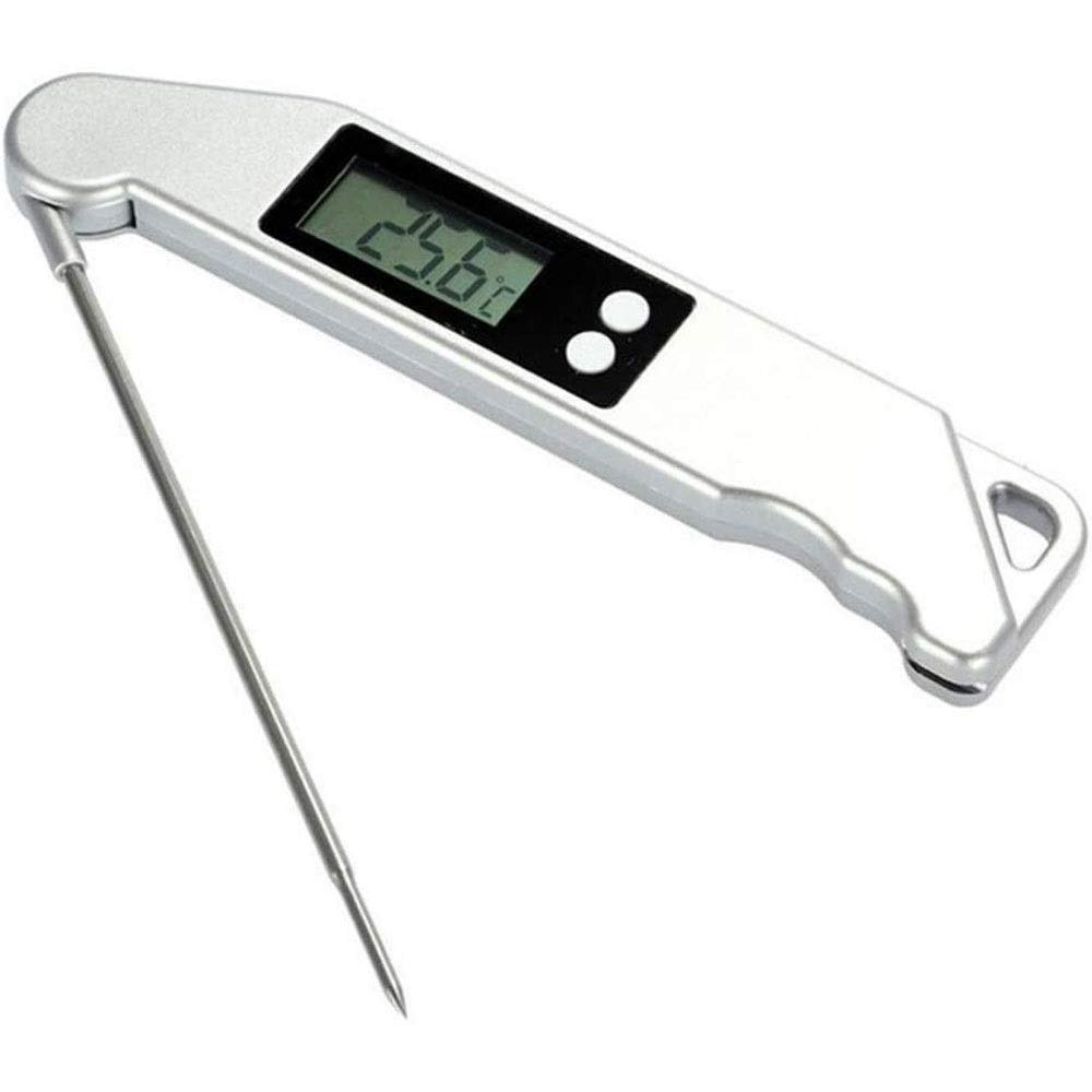 NCRD Backlit Professional Digital Instant Read Meat Thermometer for Kitchen, Food Cooking, Grill, BBQ, Smoker, Candy, Brewing, Coffee, and Oil Deep Frying