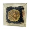 VIE Orgone Reiki Healing Pyramid (Black Tourmaline & Selenite, 7.5 CM) view 4