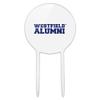 Acrylic Westfield State Owls Alumn Cake Topper Party Decoration for Wedding Anniversary Birthday Graduation