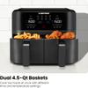 Chefman TurboFry Touch Dual Air Fryer, Maximize The Healthiest Meals With Double Basket Capacity, One-Touch Digital Controls And Shake Reminder For The Perfect Crispy And Low-Calorie Finish view 4
