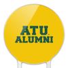 Acrylic Arkansas Tech University Alumn Cake Topper Party Decoration for Wedding Anniversary Birthday Graduation view 3
