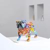 Bulldog Sculpture Dog Figurine Statue Props Living Room Decor-B view 3