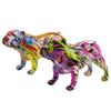 Bulldog Sculpture Dog Figurine Statue Props Living Room Decor-B view 4