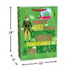 Multicolor Christmas Elf Extra Large Vertical Paper Gift Bag - 18" x 13" x 5", 1 Piece - Perfect for Oversized Holiday Presents view 2
