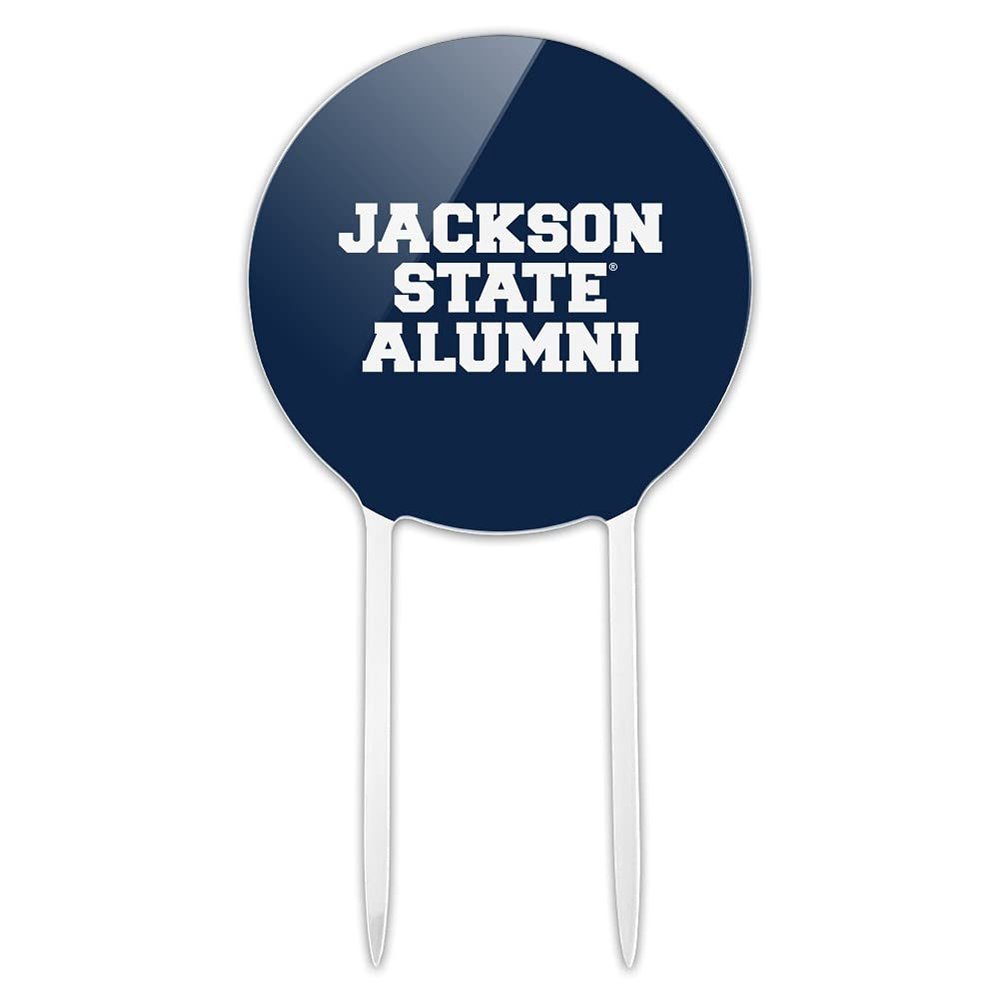 Acrylic Jackson State University Alumni Cake Topper Party Decoration for Wedding Anniversary Birthday Graduation