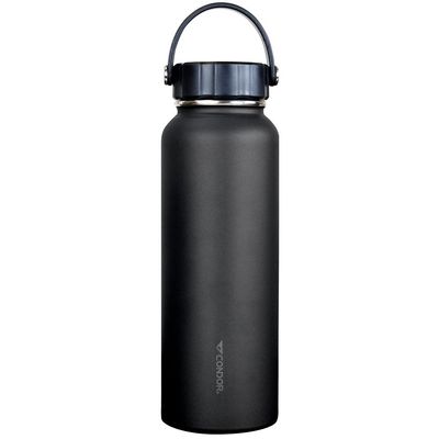 Condor Vacuum Sealed Thermal Bottle (Black, 40 OZ)