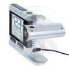 La Crosse Technology 616-12667-INT Silver Atomic Projection Alarm Clock with Temperature view 2
