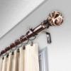 Camail 1" Single Curtain Rod 160-240 inch - Bronze view 3