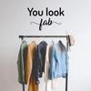 Vinyl Wall Art Decal - You Look Fab - 15.6" x 25" - Modern Inspirational Positive Self Love Quote Sticker for Home Office Teen Bedroom Closet Store Mirror Decor (Black) view 2