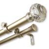 Bazar 1" Double Curtain Rod 120-170 inch - Gold view 3