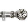 Camail 1" Single Curtain Rod 160-240 inch - Satin Nickel view 4