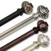 Bazar 1" Single Curtain Rod 160-240 inch - Gold view 1