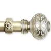 Bazar 1" Single Curtain Rod 160-240 inch - Gold view 4