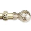 Camail 1" Single Curtain Rod 160-240 inch - Gold view 4