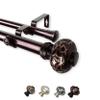 Bazar 1" Double Curtain Rod 120-170 inch - Bronze view 2