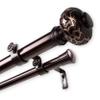 Bazar 1" Double Curtain Rod 120-170 inch - Bronze view 3