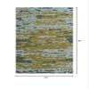 NANAK Craft Collection Modern Abstract Tufted Non-Shedding Living Room Bedroom Dining Home Office Area Rug (7' 6" x 9' 6", Gold) view 2