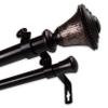 Berline 1" Double Curtain Rod 160-240 inch - Bronze view 3