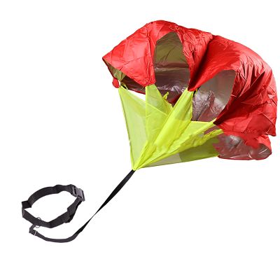 Resistance Parachute Running Umbrella, Speed Resistance Training Parachute Equipment with Adjustable Belt, for Improve Sprint Speed/Agility(Color:Red)