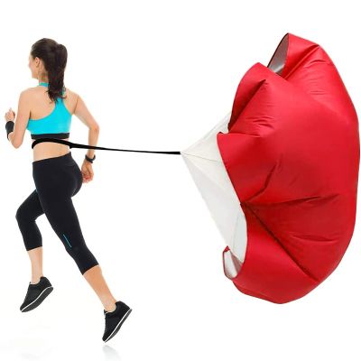 Resistance Parachute 57in Running Umbrella, Running Parachute Resistance Trainer,with Adjustable Strap,for Improving Speed/Stamina/Acceleration