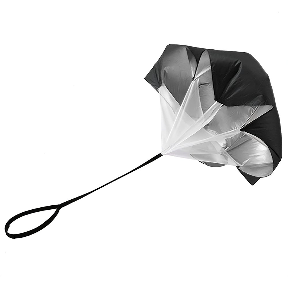 Resistance Parachute Running Speed Training, 57 in Speed Chute with Carry Bag,Resistance Running Parachute for Football Training Kids/Adults(Color:Black)
