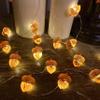 JASHIKA Thanksgiving Decor 3D Turkey Lights Fairy Decorative Fall String Lights view 4