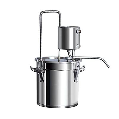 New 304 stainless steel water cup distiller Home brewing machine brandy vodka Brewing kit Fermentation barrel (12L)