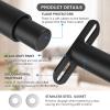 Dikeo 4 Pcs Adjustable Metal Bed Support Legs, 7.08" - 13", For Wood Slats, Replacement Legs, 881Ibs/400kg view 2