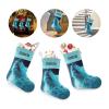 Personalized Galaxy Animal Cool White Wolf Christmas Stocking Customize Name Xmas Socks for for Family Holiday Decorations Gift 17.52 x 7.87 Inch view 3