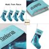 Personalized Galaxy Animal Cool White Wolf Christmas Stocking Customize Name Xmas Socks for for Family Holiday Decorations Gift 17.52 x 7.87 Inch view 4
