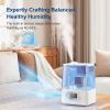 LEVOIT Classic300S Ultrasonic Smart Top Fill Humidifier, Extra Large 6L Tank for Whole Family, APP & Voice Control, Essential Oil Diffuser, Humidity Setting with Sensor, Quiet Sleep Mode, Night Light view 2