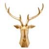 Animal Head Wall Decor, Deer Head Antler Wall Mount,Large Wall Hanging Faux Taxidermy Artificial Deer Head Art,Home Accessories Statues Sculptures for Wall Decoration view 1