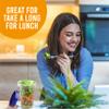 Freezer Soup Food Storage Containers With Screw On lids [32 Oz - 10 Pack] Reusable Plastic Food Freezer Safe Container, leak proof, Airtight, Stackable, Microwave, BPA Free view 3
