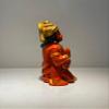 DIGITAL COMM Hanuman Ji Ki Murti in Blessing Posture with Gada Sitting Lord Balaji Bajrangbali Sankat Mochan Bhagwan Idol for Temple car Dashboard Home Decor Statue Gift view 3
