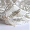 Ivory Flower Girl Basket & Ring Bearer Pillow Set, Ivory Wedding Basket, Ivory Ring Pillow, Flower Girl Gift, Proposal, Wedding Ring Pillow (2 Baskets) view 3