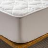 CFYCYHDZHT Bedding Fitted Sheet Cotton Non Slip Box Spring Mattress Protection Cover, Adult Bedroom Solid Color Quilted Bottom Sheet Single Double Bed grey2 180200cm+30cm view 3
