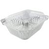 Nicole Fantini 5.5" L x 4" W Disposable Oblong Pan with Dome Lids - 1 Lb Aluminum Foil Oblong Pans: 100% Recyclable : Perfect for Baking and Roasting : Set of 50 view 1