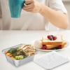 Nicole Fantini 5.5" L x 4" W Disposable Oblong Pan with Dome Lids - 1 Lb Aluminum Foil Oblong Pans: 100% Recyclable : Perfect for Baking and Roasting : Set of 50 view 3