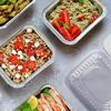 Nicole Fantini 5.5" L x 4" W Disposable Oblong Pan with Dome Lids - 1 Lb Aluminum Foil Oblong Pans: 100% Recyclable : Perfect for Baking and Roasting : Set of 50 view 4