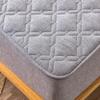 CFYCYHDZHT Cozy T-Shirt Soft Thick Cotton Quilted Mattress Protection Cover, Bedroom Hotel Non Slip Solid Color Bed Sheets are Single Double Beds Green 180cmx220cm view 2